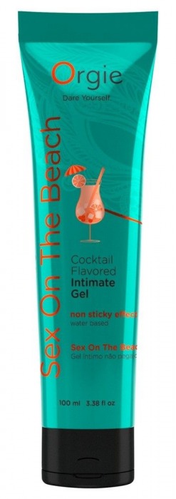 Съедобный интимный гель Orgie Lube Tube Cocktail Sex On The Beach - 100 мл. - ORGIE - купить с доставкой в Калининграде