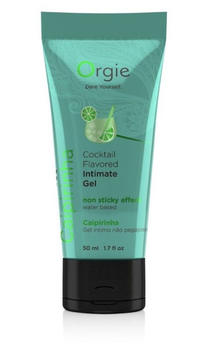 Съедобный интимный гель Orgie Lube Tube Cocktail Caipirinha - 50 мл. - ORGIE - купить с доставкой в Калининграде