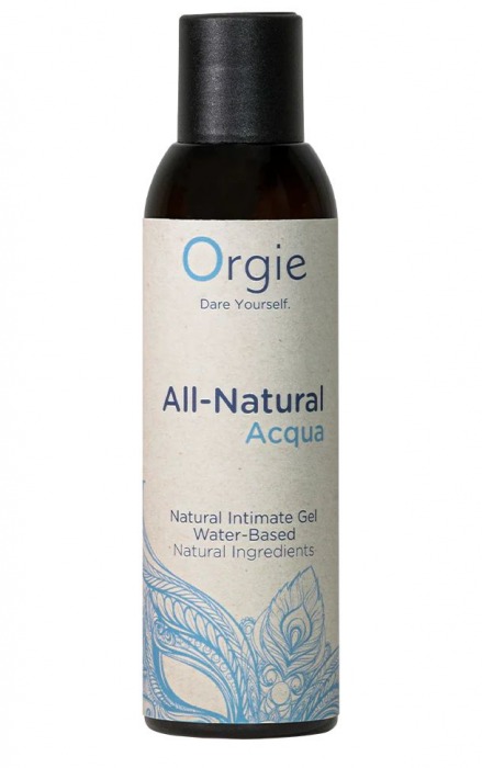 Интимный гель на водной основе Orgie All-Natural Acqua - 150 мл. - ORGIE - купить с доставкой в Калининграде