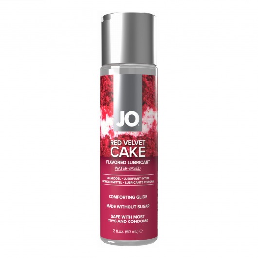 Лубрикант на водной основе JO H2O Red Velvet Cake Flavored Lubricant - 60 мл. - System JO - купить с доставкой в Калининграде