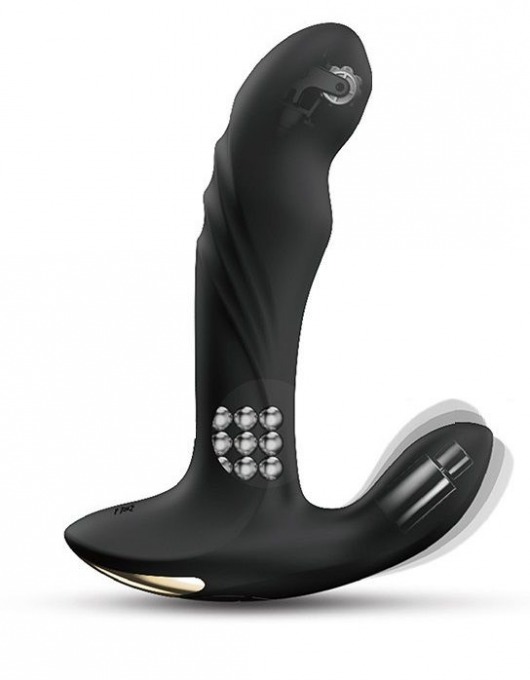 Черный вибромассажер простаты Multi P-Joy с 3 моторами - Dorcel - в Калининграде купить с доставкой