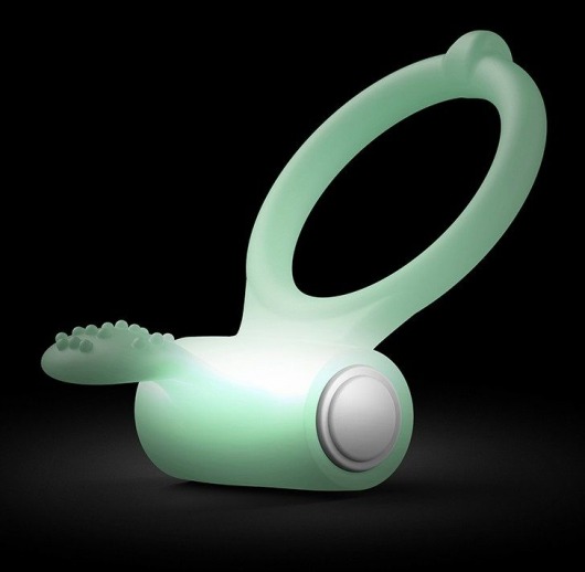 Светящееся в темноте эрекционное виброкольцо Power Clit - Dorcel - в Калининграде купить с доставкой