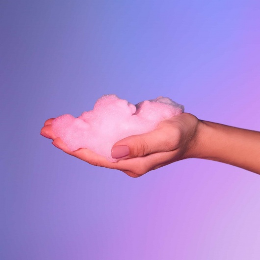 Массажная хрустящая пенка Tickle My Body Cotton Candy с ароматом сладкой ваты - 150 мл. - Love to Love - купить с доставкой в Калининграде