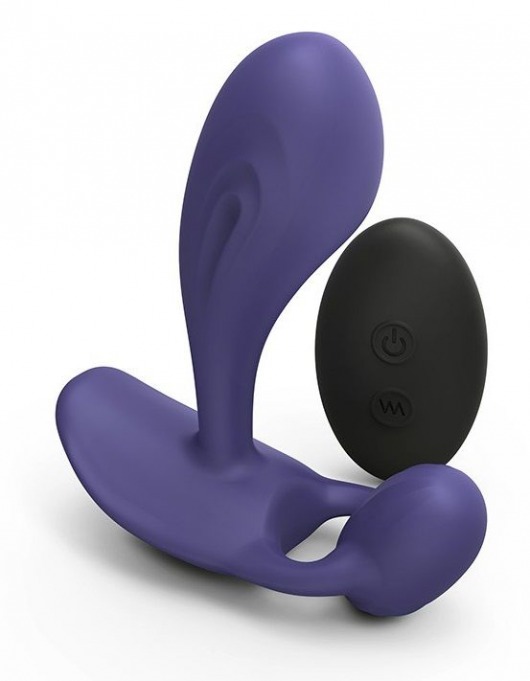 Темно-синий вибромассажер Witty P G Vibrator with Remote Control - Love to Love - в Калининграде купить с доставкой