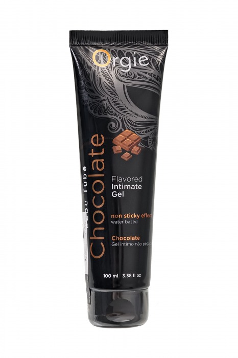 Интимный гель на водной основе Lube Tube Chocolate с шоколадным вкусом - 100 мл. - ORGIE - купить с доставкой в Калининграде