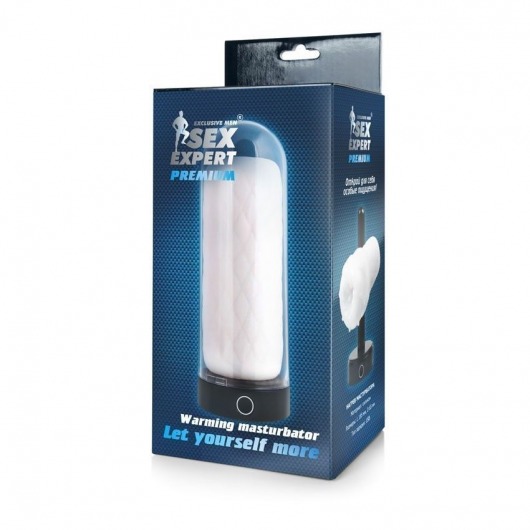Оригинальный мастурбатор в колбе с нагревом - Sex Expert - в Калининграде купить с доставкой