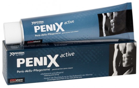 Возбуждающий крем для мужчин PeniX active - 75 мл. - Joy Division - купить с доставкой в Калининграде