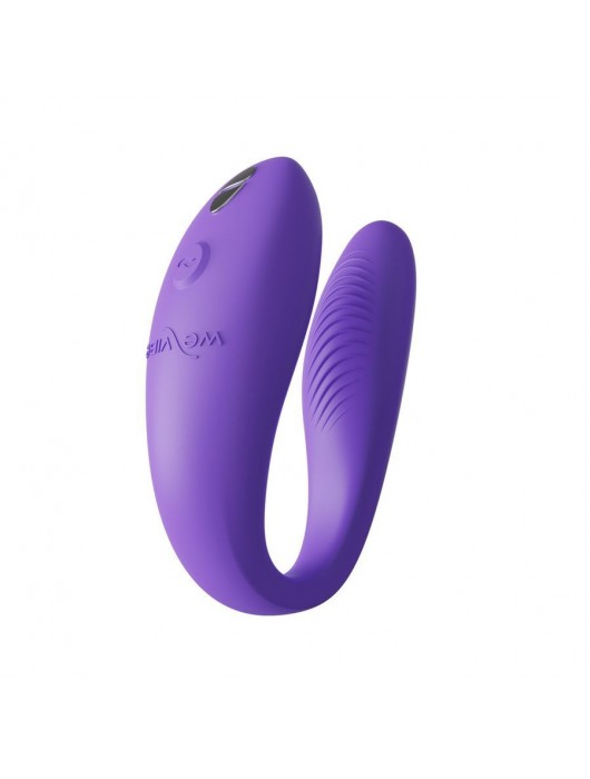 Фиолетовый вибромассажер для пар We-Vibe Sync Go - We-vibe