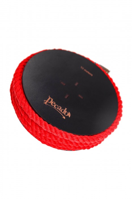 Красная веревка для шибари на катушке - 10 м. - Pecado - купить с доставкой в Калининграде