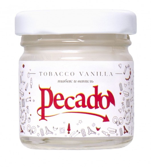 Массажная свеча Tobacco Vanilla - 35 мл. - Pecado - купить с доставкой в Калининграде