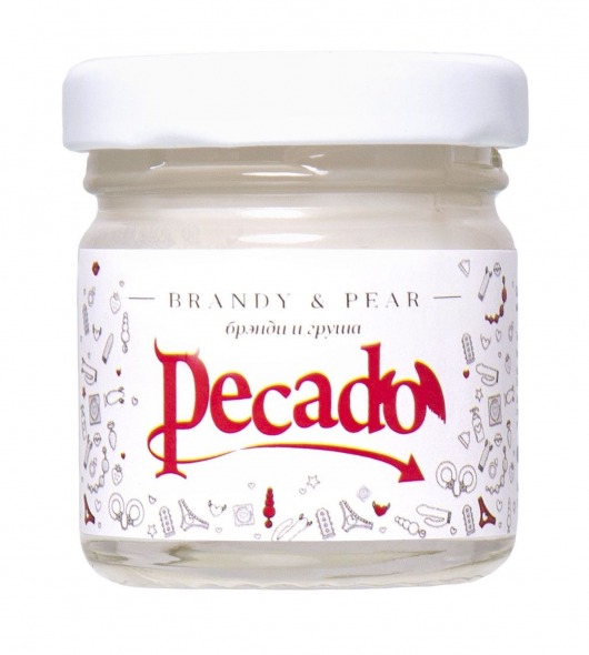 Массажная свеча Brandy   Pear - 35 мл. - Pecado - купить с доставкой в Калининграде