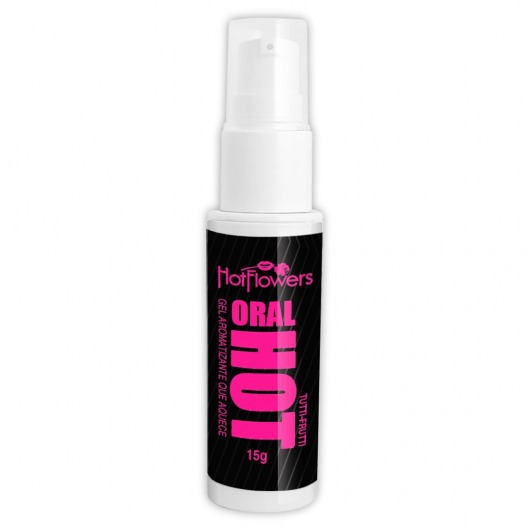 Гель для оральных ласк Oral Hot с согревающим эффектом - 15 гр. - HotFlowers - купить с доставкой в Калининграде