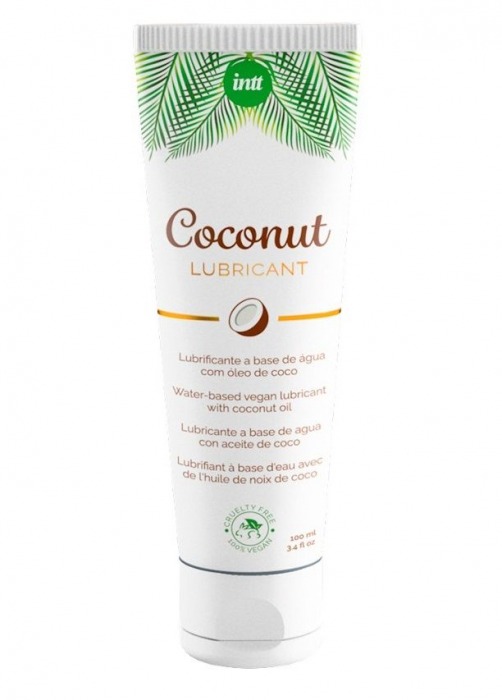 Веганская смазка на водной основе Coconut Lubricant - 100 мл. - INTT - купить с доставкой в Калининграде
