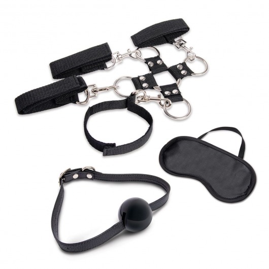 Набор для фиксации из 7 предметов Hogtie   Ball Gag Kit - Lux Fetish - купить с доставкой в Калининграде