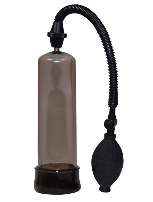 Вакуумная помпа черного цвета - 20 см. - Orion - в Калининграде купить с доставкой