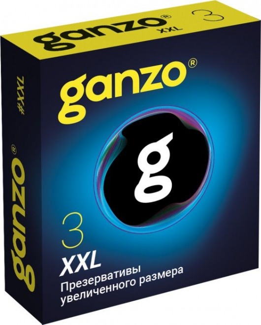 Презервативы увеличенного размера Ganzo XXL - 3 шт. - Ganzo - купить с доставкой в Калининграде