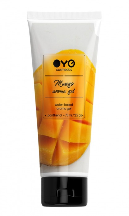 Лубрикант на водной основе OYO Aroma Gel Mango с ароматом манго - 75 мл. - OYO - купить с доставкой в Калининграде