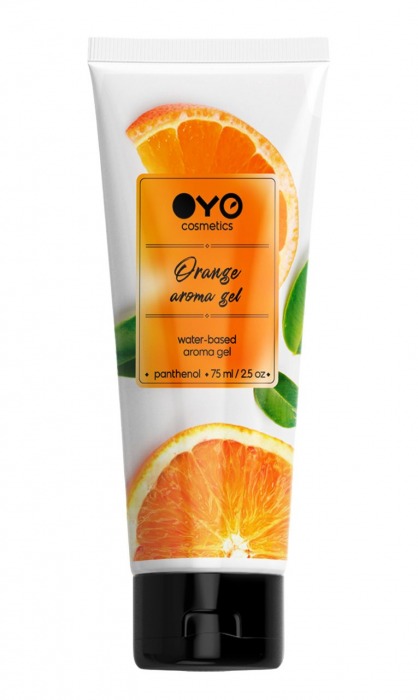 Лубрикант на водной основе OYO Aroma Gel Orange с ароматом апельсина - 75 мл. - OYO - купить с доставкой в Калининграде