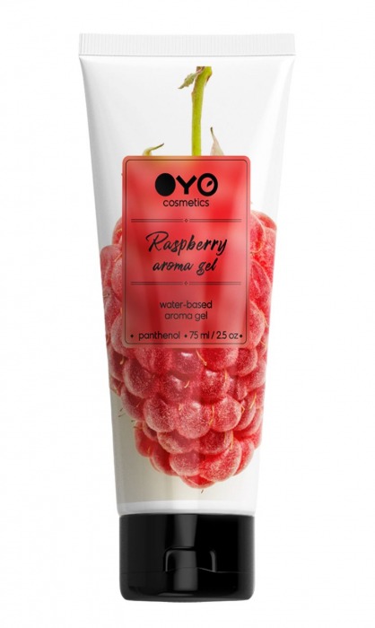 Лубрикант на водной основе OYO Aroma Gel Raspberry с ароматом малины - 75 мл. - OYO - купить с доставкой в Калининграде