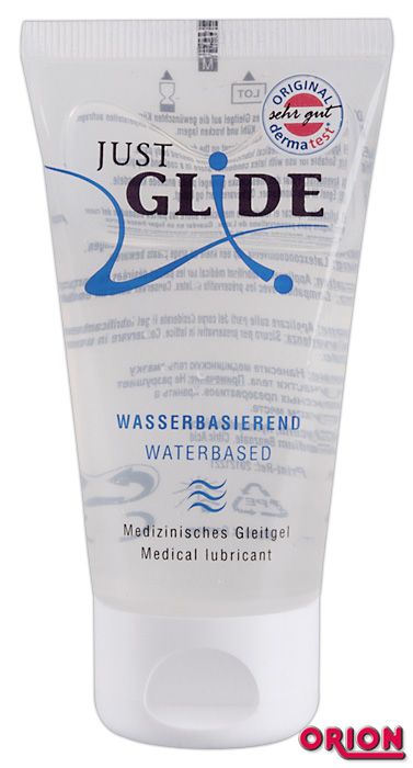 Вагинальная смазка на водной основе JUSTGLIDE - 50 мл. - Orion - купить с доставкой в Калининграде