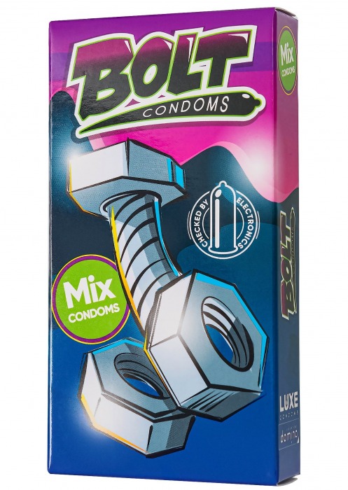 Набор презервативов Bolt Condoms - Luxe - купить с доставкой в Калининграде