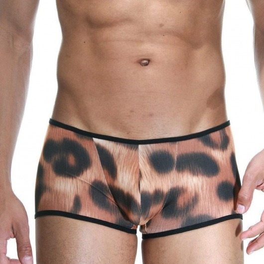 Облегающие трусы-хипсы с леопардовым принтом - Cosmos Colors купить с доставкой