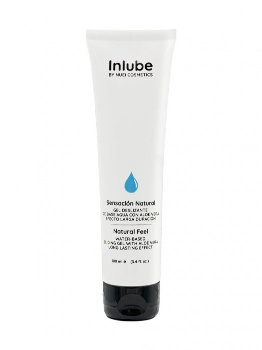 Интимный лубрикант с алоэ вера Inlube Natural Feel - 100 мл. - Nuei cosmetics - купить с доставкой в Калининграде