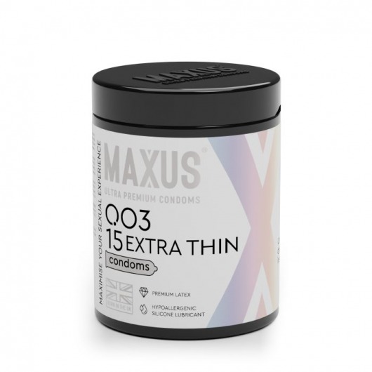 Экстремально тонкие презервативы MAXUS 003 Extra Thin - 15 шт. - Maxus - купить с доставкой в Калининграде
