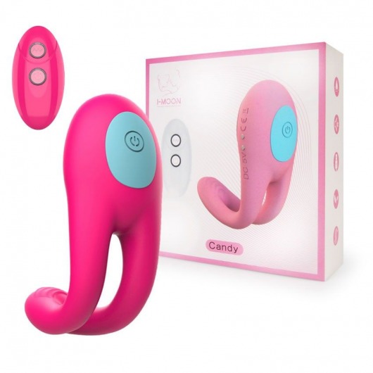 Розовое виброкольцо с пультом ДУ - I-MOON - в Калининграде купить с доставкой