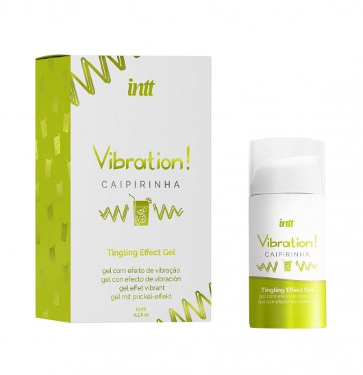 Жидкий вибратор Vibration Caipirinha - 15 мл. - INTT - купить с доставкой в Калининграде