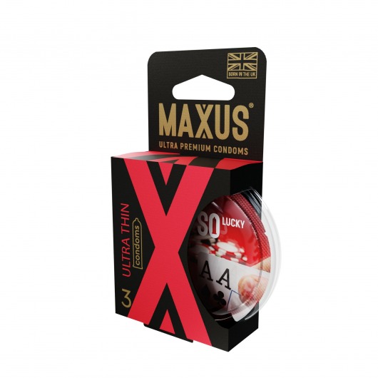 Ультратонкие презервативы MAXUS AIR Ultra Thin - 3 шт. - Maxus - купить с доставкой в Калининграде