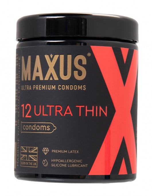 Ультратонкие презервативы MAXUS Ultra Thin - 12 шт. - Maxus - купить с доставкой в Калининграде