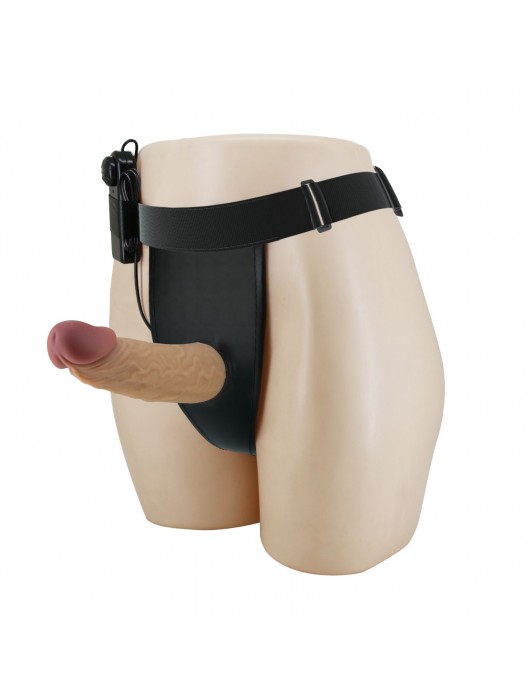 Полый вибрострапон на регулируемых трусиках Draven - 17,5 см. - Baile - купить с доставкой в Калининграде