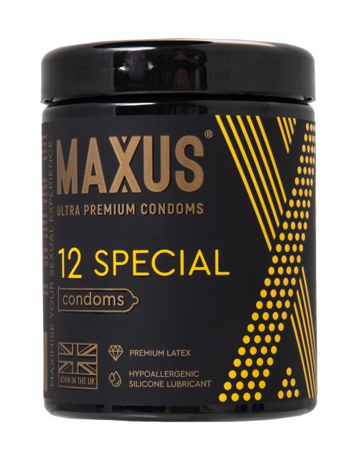 Презервативы с точками и рёбрами MAXUS Special - 12 шт. - Maxus - купить с доставкой в Калининграде