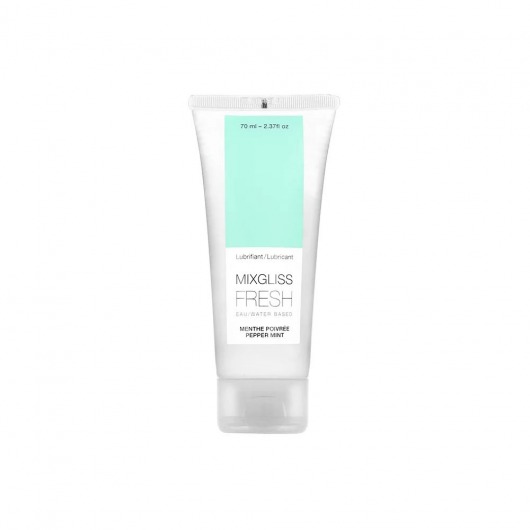 Лубрикант с охлаждающим эффектом Mixgliss Fresh Pepper Mint - 70 мл. - Strap-on-me - купить с доставкой в Калининграде