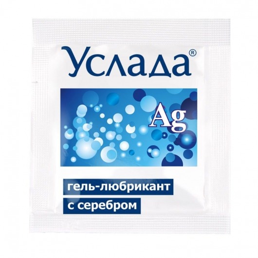 Гель-лубрикант «Услада с серебром» - 3 гр. - Биоритм - купить с доставкой в Калининграде