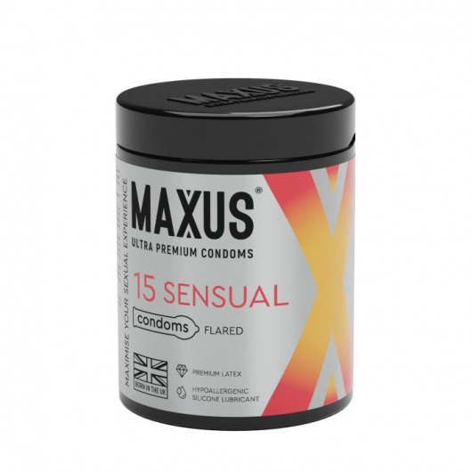 Анатомические презервативы MAXUS Sensual - 15 шт. - Maxus - купить с доставкой в Калининграде