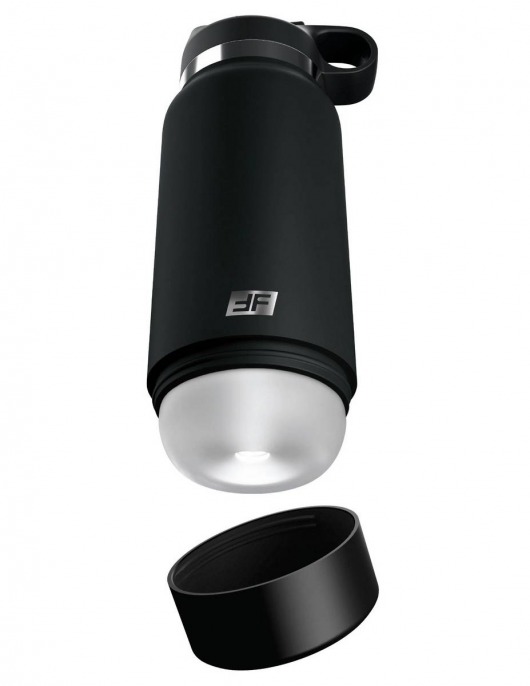 Черный мастурбатор в виде бутылки Fap Flask - Pipedream - в Калининграде купить с доставкой