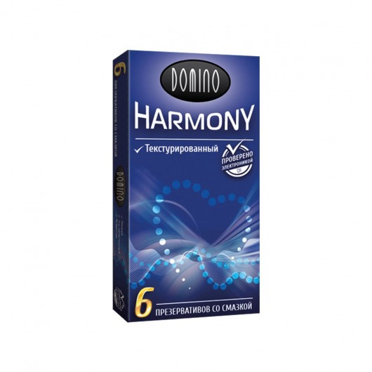 Текстурированные презервативы Domino Harmony - 6 шт. - Domino - купить с доставкой в Калининграде