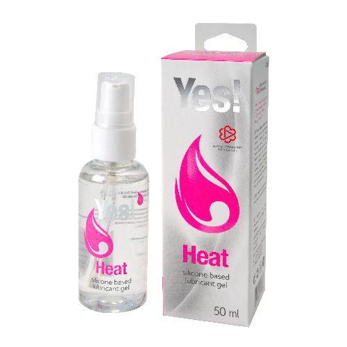 Возбуждающая силиконовая вагинальная смазка Yes Heat - 50 мл. - Sitabella - купить с доставкой в Калининграде