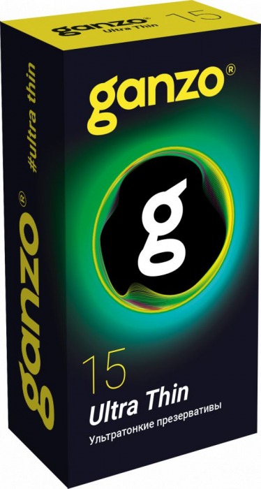Прозрачные ультратонкие презервативы Ganzo Ultra thin - 15 шт. - Ganzo - купить с доставкой в Калининграде
