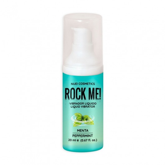 Жидкий вибратор Nuei Rock Me! с ароматом мяты - 20 мл. - Nuei cosmetics - купить с доставкой в Калининграде