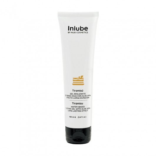 Водный лубрикант Nuei Inlube с алоэ вера и ароматом тирамису - 100 мл. - Nuei cosmetics - купить с доставкой в Калининграде