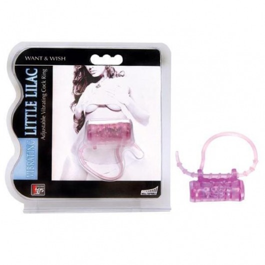 Эрекционное кольцо с вибратором LITTLE LILAC - Dream Toys - в Калининграде купить с доставкой
