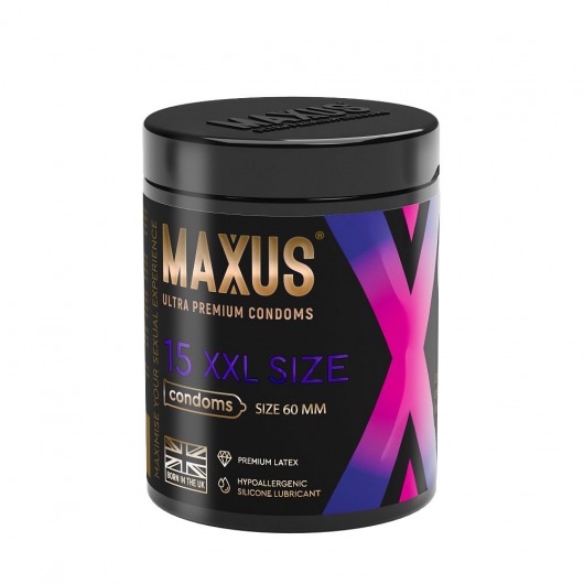 Презервативы увеличенного размера Maxus XXL - 15 шт. - Maxus - купить с доставкой в Калининграде