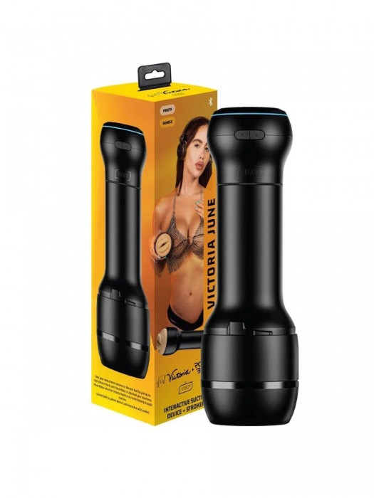 Мастурбатор-ротик с интерактивной насадкой PowerBlow   FeelVictoria Mouth - Kiiroo - в Калининграде купить с доставкой