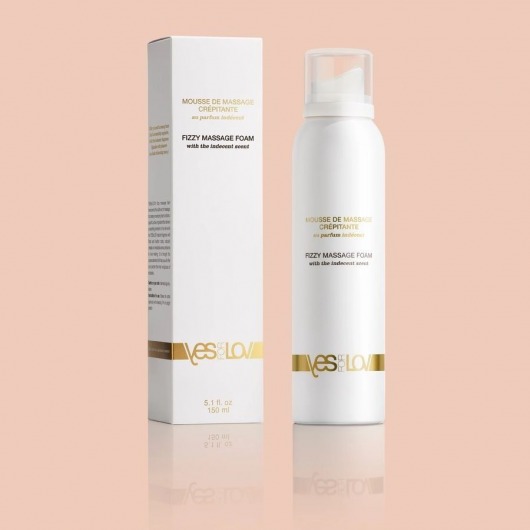 Массажная пена Fizzy Massage Foam - 150 мл. - YESforLOV - купить с доставкой в Калининграде
