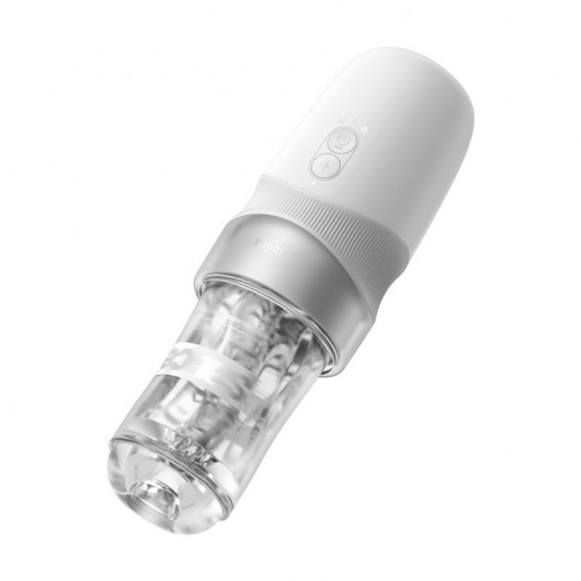 Белый автоматический мастурбатор Extra Sauce - Sauce - в Калининграде купить с доставкой