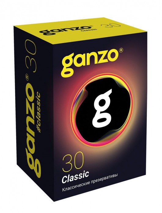 Классические презервативы с обильной смазкой Ganzo Classic - 30 шт. - Ganzo - купить с доставкой в Калининграде