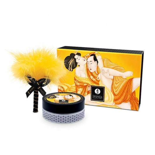 Массажная пудра с ароматом манго Luscious Mango - Shunga - купить с доставкой в Калининграде
